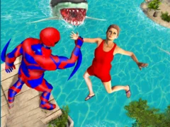Mchezo Superhero Police Speed Hero Rescue Mission online