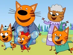 Mchezo Cat Family Educational Games online