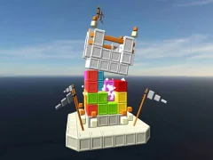 Mchezo Castle Destruction Blocks online
