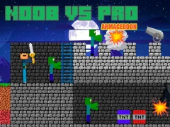 Mchezo Noob vs Pro Armageddon online