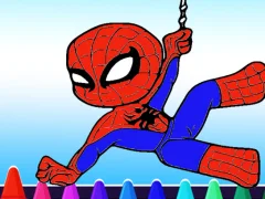 Mchezo Spiderman Coloring book online