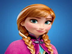 Mchezo Play Anna Frozen Sweet Matching Game online