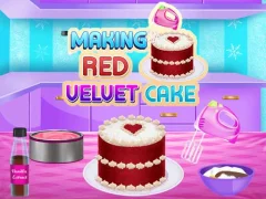 Mchezo Making Red Velvet Cake online