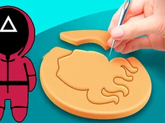 Mchezo Squid Game cookie Puzzle online