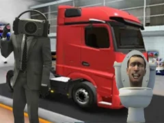 Mchezo Truck Simulator Skibidi Toilet online