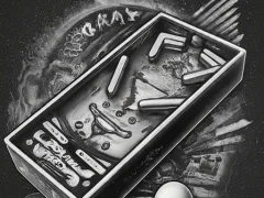 Mchezo Pinball Black N White online