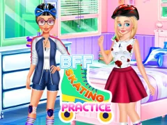 Mchezo BFF Skating Practice online