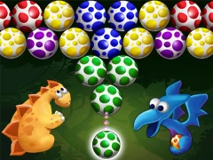 Mchezo Dino Eggs Bubble Shooter online