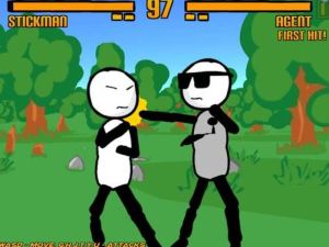 Mchezo Stickman bunduki- chini ya mapigano online