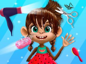 Mchezo Super Star Animal Salon online