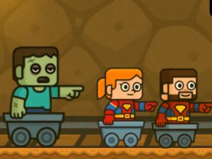 Mchezo 2 Mchezaji blockminer kutoroka  online
