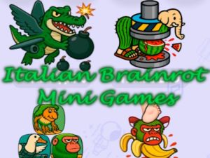Mchezo Michezo ya Mini ya Brainrot Mini  online