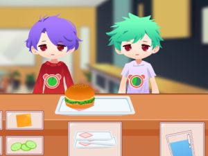 Mchezo Mkahawa wa Burger Rush online