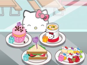Mchezo Hello Kitty Chakula cha mchana online
