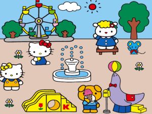 Mchezo Hello Kitty: Muumbaji wa eneo online