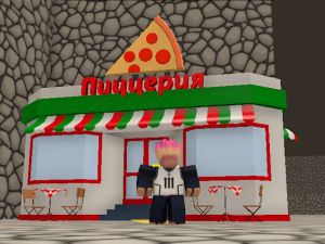 Mchezo Utoaji wa pizza ya obby online