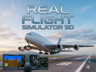 Mchezo Real Flight Simulator 3D online
