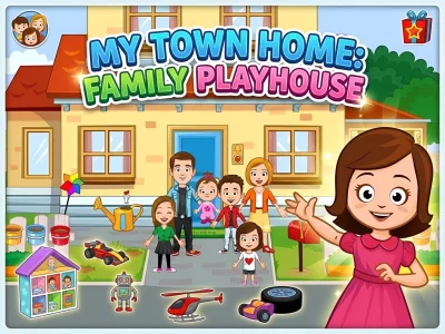 Mchezo My Town Home: Family Playhouse online