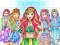 Mchezo Girl Coloring Dress Up Games online