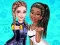 Mchezo Elsa And Tiana Workout Buddies online