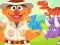 Mchezo 123 Sesame Street: Ernie's Dinosaur Day Care online