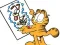 Mchezo Garfield connects the dots online