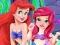 Mchezo Baby Ariel Treating Cold online