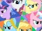 Mchezo Pony Round Puzzle online