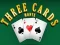 Mchezo Three cards monte online