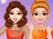 Mchezo Princesses Ice Skating Dress Up online