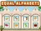 Mchezo Equal Alphabets online