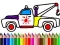Mchezo Back To School: Truck Coloring Book online