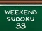 Mchezo Weekend Sudoku 33 online