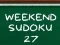 Mchezo Weekend Sudoku 27 online