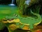Mchezo Crocodile Waterfalls Forest Escape online