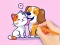 Mchezo Coloring Book: Dog And Cat online