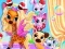 Mchezo Pets Grooming Bubble Party online