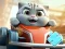 Mchezo Jigsaw Puzzle: Cat Racing Driver online