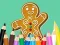 Mchezo Coloring Book: Gingerbreads online