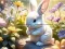 Mchezo Jigsaw Puzzle: Sunny Forest Rabbit online