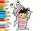 Mchezo Coloring Book: Monster Costume Girl online