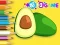 Mchezo Coloring Book: Avocado Fruit online