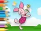 Mchezo Coloring Book: Piglet Holds Toy Windmill online