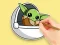 Mchezo Coloring Book: Master Yoda online