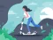 Mchezo Electric scooter rides jigsaw online