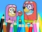 Mchezo Coloring Book: Bluey Flossing Grannies online