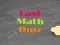 Mchezo Fast Math Quiz online