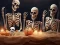 Mchezo Halloween Skeleton Colony Escape online