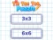 Mchezo Tic Tac Toe Puzzle online
