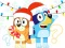 Mchezo Kids Quiz: Bluey Christmas Quiz online